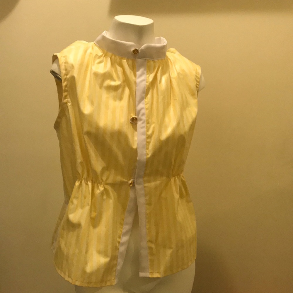 Wax Cotton no sleeve blouse